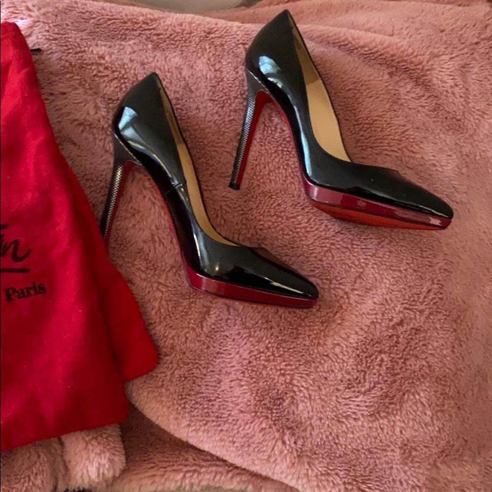 Christian Louboutin heels.